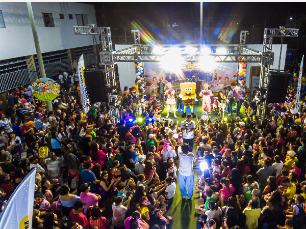 Governo Municipal de Acopiara, em parceria com a Academia BCS Esporte, realiza festa em comemoração ao Dia das Crianças